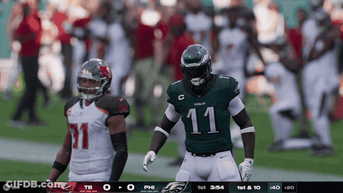 Football Player Number 11 GIF