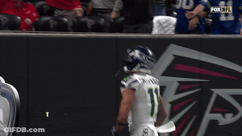 Football Player Number 11 In Front Of Fox NFL Logo GIF
