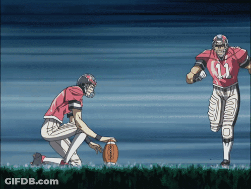 Football Player Number 11 Kicking Ball GIF