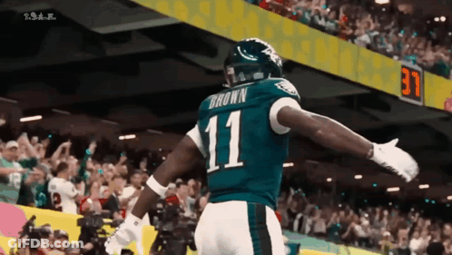 Football Player Number 11 GIF