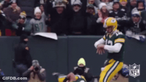 Football Player Number 12 Running GIF