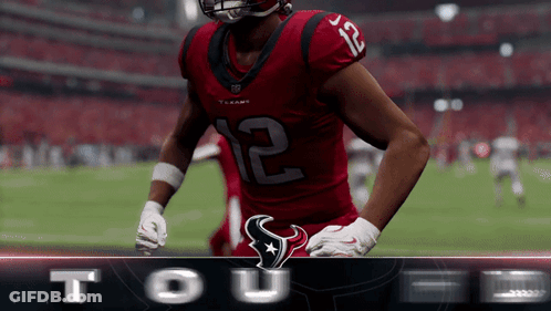 Football Player Number 12 GIF