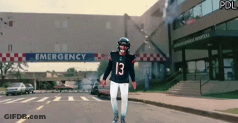 Football Player Number 13 At Emergency Room GIF