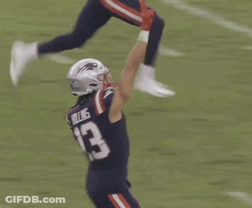 Football Player Number 13 Celebrating GIF