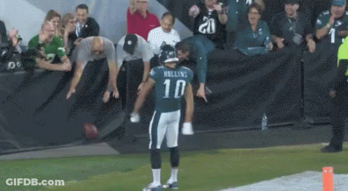 Football Player Number 13 Celebrating GIF