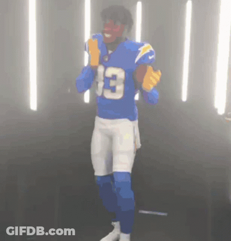Football Player Number 13 Dancing GIF