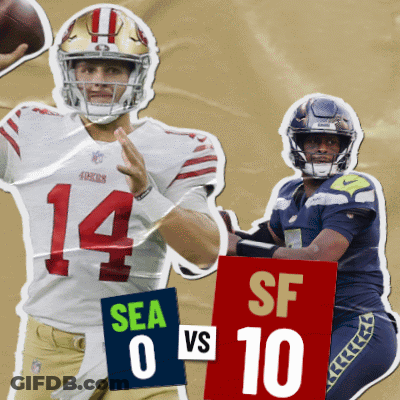 Football Player Number 14 Holding Ball GIF