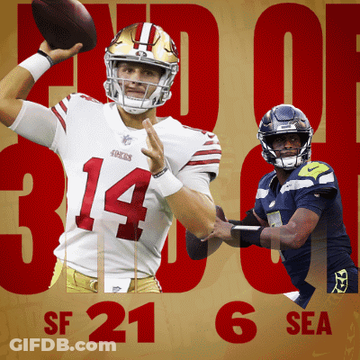 Football Player Number 14 Throwing Ball GIF