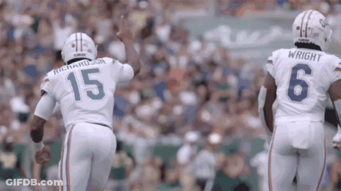 Football Player Number 15 Next To Number 6 GIF