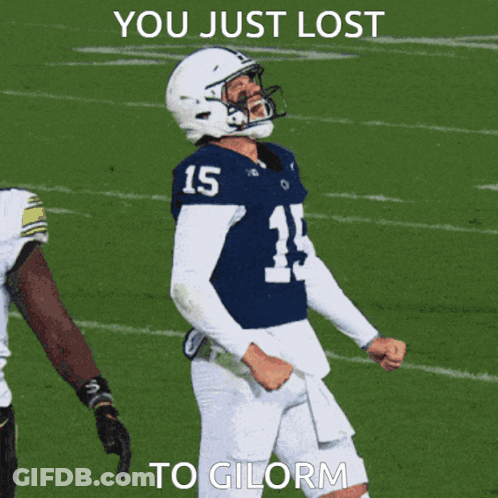 Football Player Number 15 On Field GIF