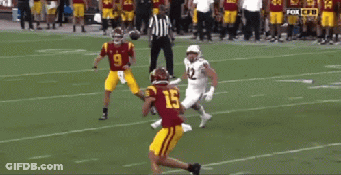 Football Player Number 15 On Field GIF