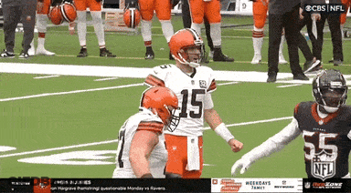 Football Player Number 15 Running On Field GIF