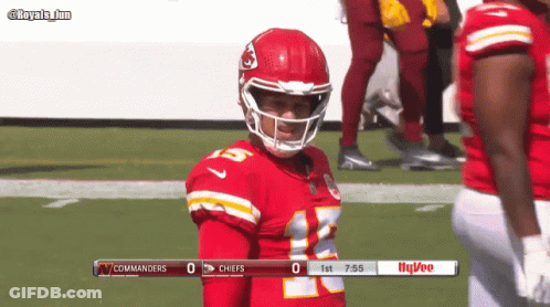 Football Player Number 15 Running On Field GIF