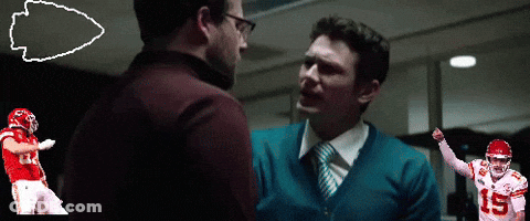Football Player Number 15 Talking To Man GIF