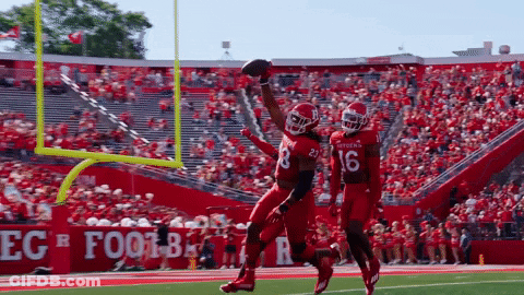 Football Player Number 16 Jumping In Air GIF