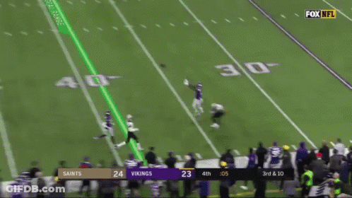 Football Player Number 16 Talking To Another Player GIF