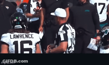 Football Player Number 16 Talking To Referee GIF