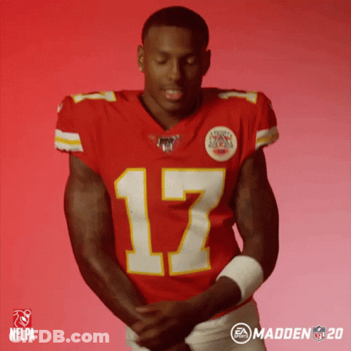 Football Player Number 17 GIF