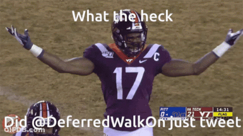 Football Player Number 17 Arms Outstretched GIF