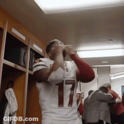 Football Player Number 17 GIF