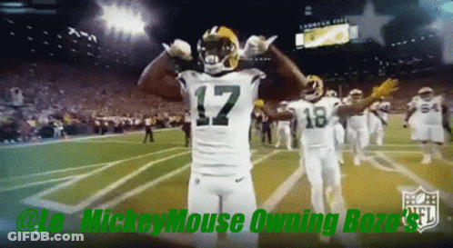 Football Player Number 17 Celebrating GIF