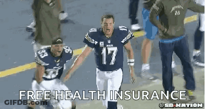 Football Player Number 17 Celebrating GIF