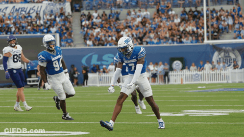 Football Player Number 17 Helmet GIF