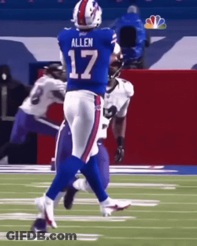 Football Player Number 17 Jersey GIF