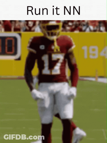 Football Player Number 17 GIF