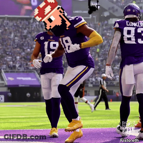 Football Player Number 18 On Field GIF