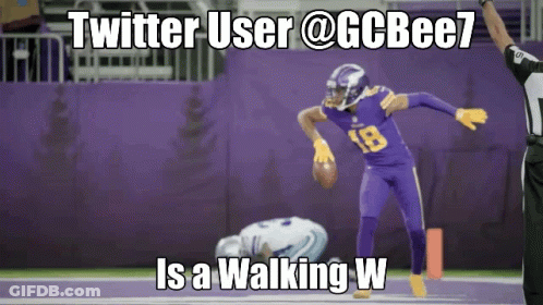 Football Player Number 18 Running With Ball GIF