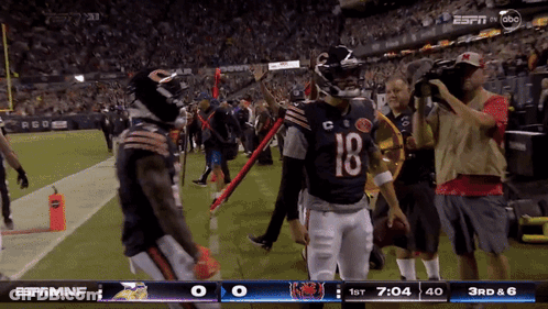 Football Player Number 18 GIF