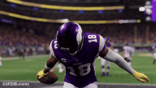 Football Player Number 18 GIF