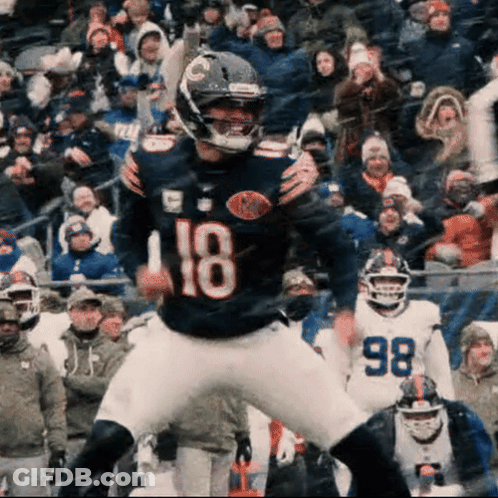 Football Player Number 18 GIF