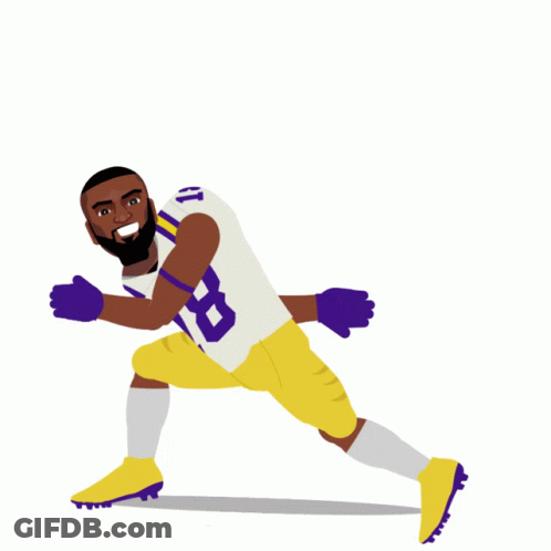 Football Player Number 18 GIF