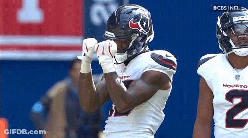 Football Player Number 2 Beside Another Player GIF