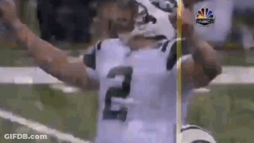 Football Player Number 2 Celebrating GIF