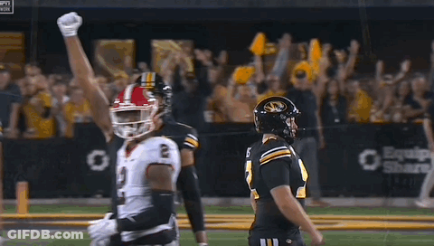 Football Player Number 2 Celebrating GIF