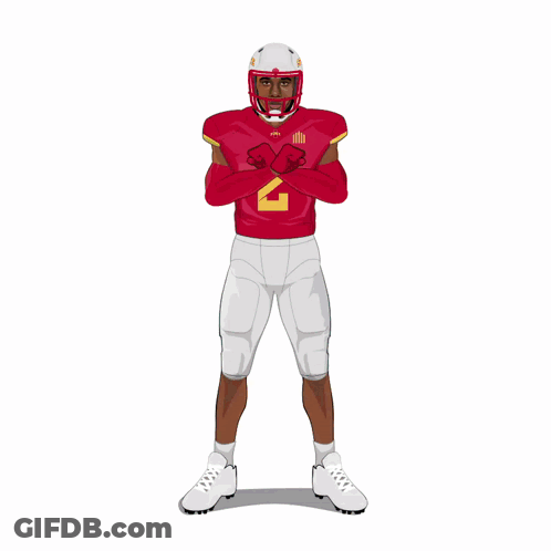 Football Player Number 2 GIF