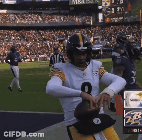 Football Player Number 2 Holding Football GIF