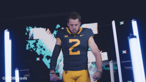 Football Player Number 2 Jersey GIF