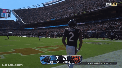 Football Player Number 2 On Field GIF