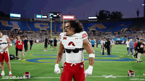 Football Player Number 2 On Field GIF