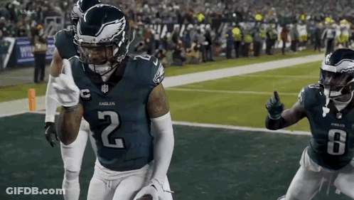 Football Player Number 2 Running With Ball GIF
