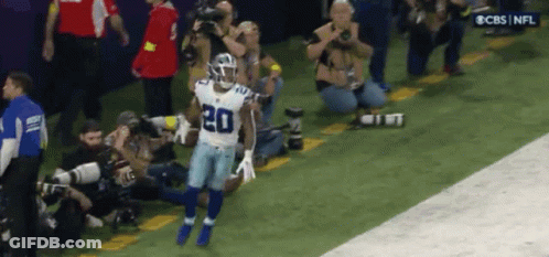 Football Player Number 20 GIF