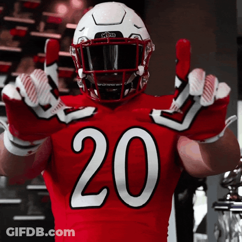 Football Player Number 20 GIF