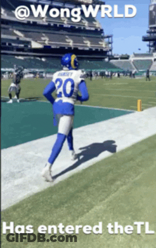 Football Player Number 20 GIF