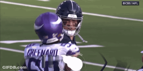 Football Player Number 20 Running Down Field GIF