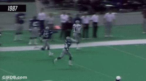 Football Player Number 20 Running GIF