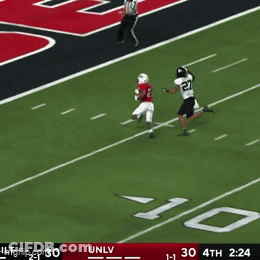Football Player Number 21 Running On Field GIF